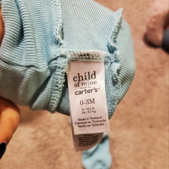 Cute Bear Face Baby Socks - Blue - Picture 2 of 4